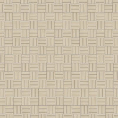 Sahara .5" x 4" Matte Crosshatch Porcelain Mosaic Tile in Ecru