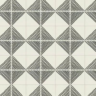 Rothko 9" x 9" Matte Ceramic Field Tile in Half Diamond