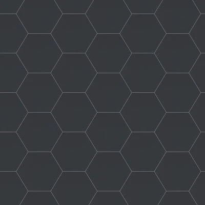 RHYTHM BLACK HEX MATTE 11X13-POR