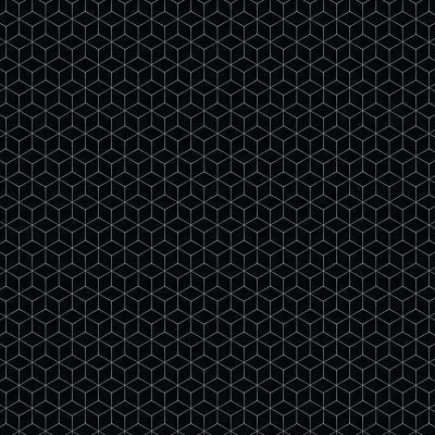 Color Wheel Retro Matte Black, 3D Cube, 2X3, Matte