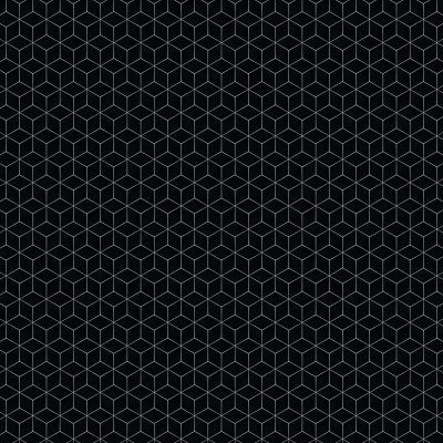 Color Wheel Retro Matte Black, 3D Cube, 2X3, Matte