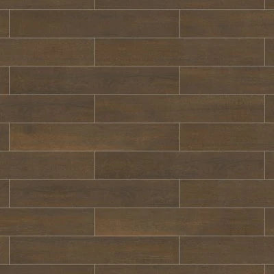 Hill House Dark Brown, Plank, 6X36, Matte