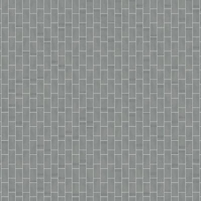 MOSAIC ARTISAN PLUS DARK GLOSSY 2X4 FLAT (11.5X11.5 SHEET)