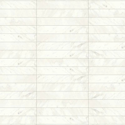 Magnifica 4" x 24" - 8mm Polished Porcelain Tile in Luxe White