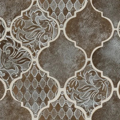 Vintage Metals Whitewash Classic Bronze, Arabesque, 4, Satin