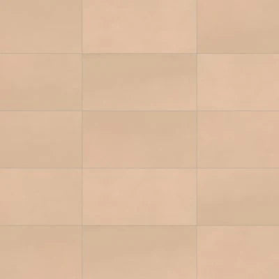 Sahara 12" x 24" Matte Porcelain Tile in Rose