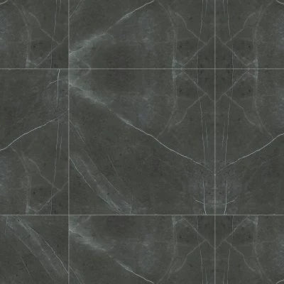 Magnifica The Thirties 30" x 30" - 8mm Polished Porcelain Tile in Pietra Grey