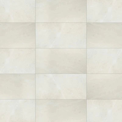 Iceberg White 12" x 24" Brushed Marble Field Tile