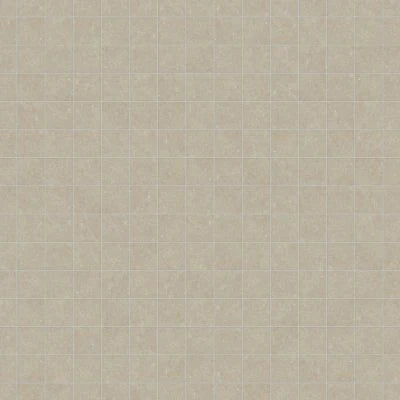 Bluerun 4" x 4" Matte Porcelain Mosaic Sheet in Historic Greige