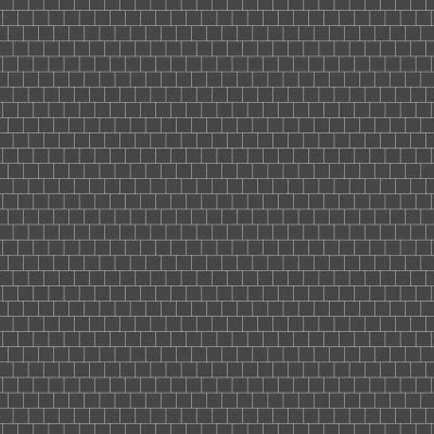 Unglazed Mosaics - Black, Straight Joint, 2X2, Matte (0A34)