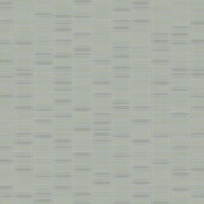 NAGARA SILVER GLOSSY STACKED MOSAIC 11X11-CER