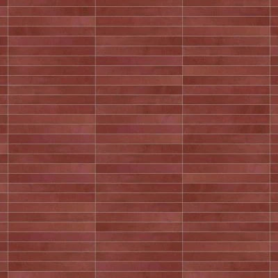 Chroma 2" x 18" Glossy Porcelain Field Tile in Red