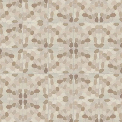 Waterbrook Jumbo Sliced Pebble Mosaic in White & Tan