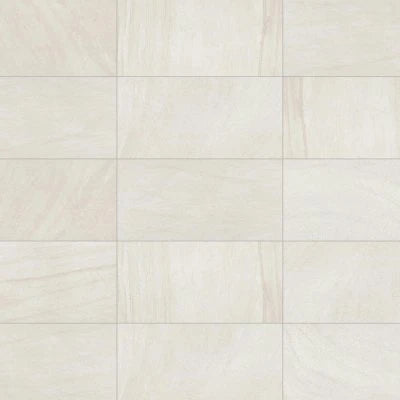 Purestone 12" x 24" Matte Natural Porcelain Tile in Bianco