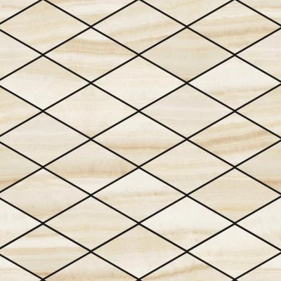Onyx Honey Natural Rhombus Mosaic