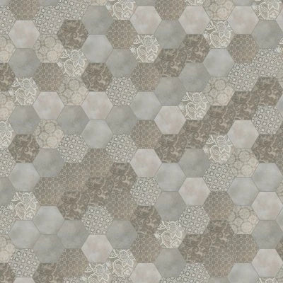 VIRTUE GRAY 18X18-POR
