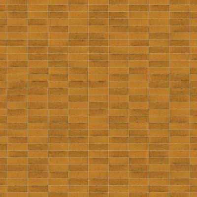 Zagora 2" x 6" Glossy Zellige Field Tile in Caramel