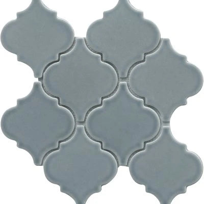 MOROCCO DOVE ARABESQUE GLOSS MOSAIC 10X11-CER
