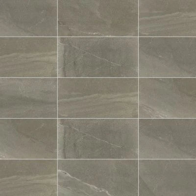 Merit - Dark Gray, Rectangle, 12X24, Matte (ME09)