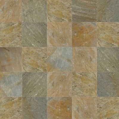 Amber Gold 12" x 12" Gauged Slate Tile