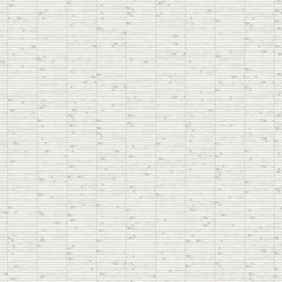 Stone a la Mod Contempo White, Linear, 1/2X6, Straight Edge, Polished