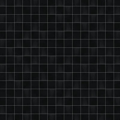 Zagora 4" x 4" Glossy Zellige Field Tile in Nero