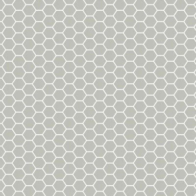 MOSAIC ARTISAN PLUS TAUPE SATIN MATTE HEXAGON (12.5X11 SHEET)