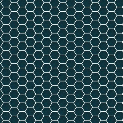 VIBRANT BLUE HEXAGON 5X6 (WALL ONLY)