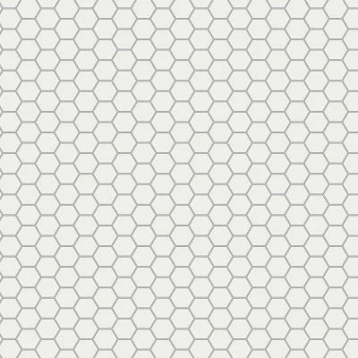 MOSAIC BLANCO MATTE LARGE HEX (11X13 SHEET)