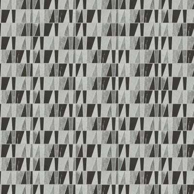 Modni Zayden Honed Marble Mosaic Tile in Cool Blend