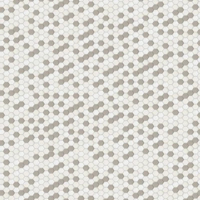 Idyllic Blends Tranquil Snow, Hexagon, 2, Mixed