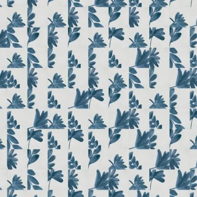 Rice - Bianco Deco Blossom, Square, 6X6, Glossy