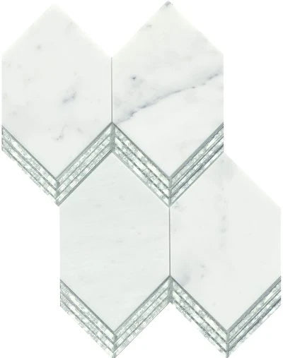 INTRIGUE MIRROR PICKET MOSAIC 11X15-MAR