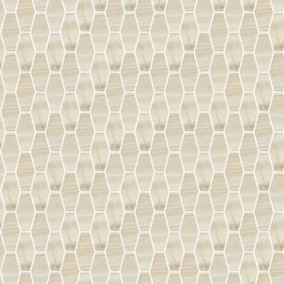 Onyx Honey Natural Elongated Hex Mosaic