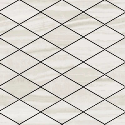 Onyx Milk Natural Rhombus Mosaic