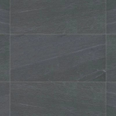 Urban 2.0 24" x 48" Floor & Wall Tile in Raven Black