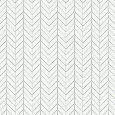 CONCEPT WHITE CHEVRON GLOSS MOSAIC 8X12-GLS