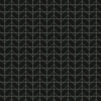 KUMITO BLACK CHEVRON MOSAIC 12X16-CER