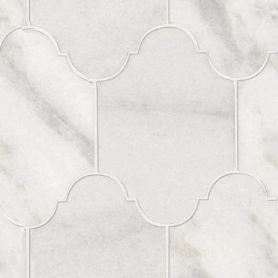 Parksville Stone Yukon White, Victorian, Straight Edge, Honed