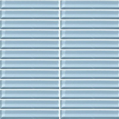 Color Wave Blue Lagoon, Straight Joint, 1X6, Glass