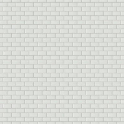 Le Cafe 2" x 4" Bevel Off Set Mesh Mount Matte Porcelain Mosaic Tile in White