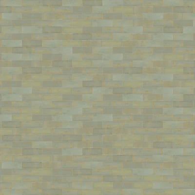 Zagora 2" x 6" Glossy Zellige Field Tile in Vert Gris