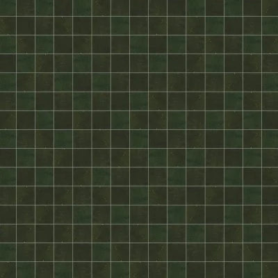 Zagora 4" x 4" Glossy Zellige Field Tile in Vert Mousse