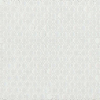 360 3/4" x 3/4" Penny Round Glossy Mosaic Tile in White