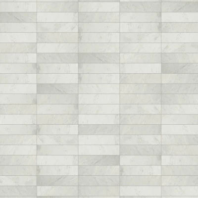 White Carrara 3" x 12" Floor & Wall Tile