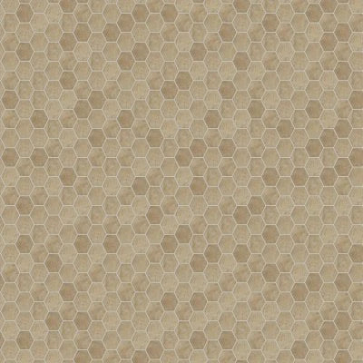 Durango 3" Hexagon Honed Marble Mosaic Straight Edge
