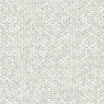 Presario - Lumen White, Hexagon, 2, Straight Edge, Honed (M024)