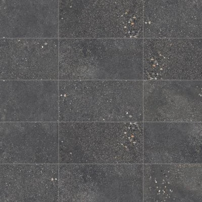 Area 51 12" x 24" Matte Porcelain Field Tile in Black