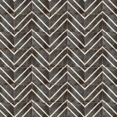 Vivace 9" x 9" Decorative Tile in Peak Caviar