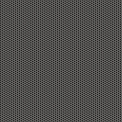 Le Cafe 1" x 1" Hexagon Glossy Porcelain Mosaic Tile in Black